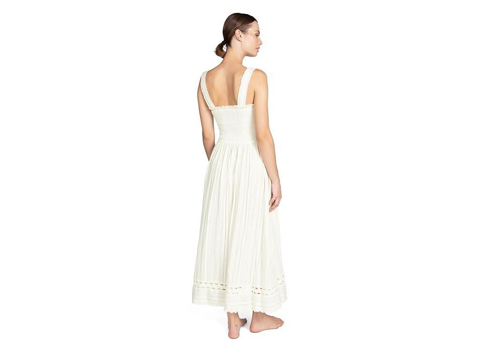 Robin Piccone Jo Smocked Long Dress (Ecru) Women's Dress Product Image