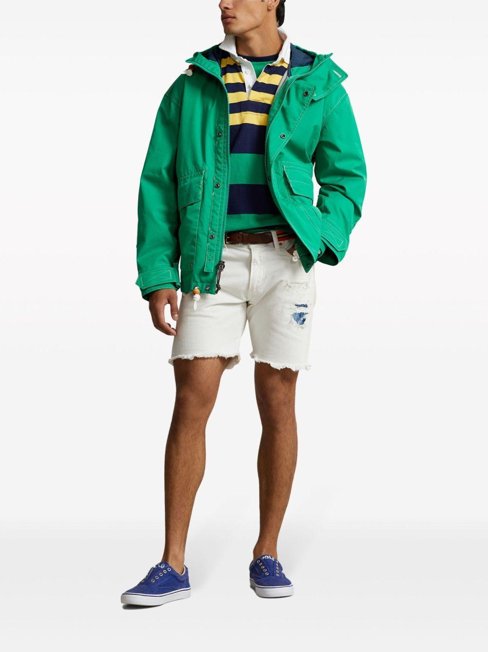 POLO RALPH LAUREN Truro Logo-print Hooded Jacket In Green Product Image