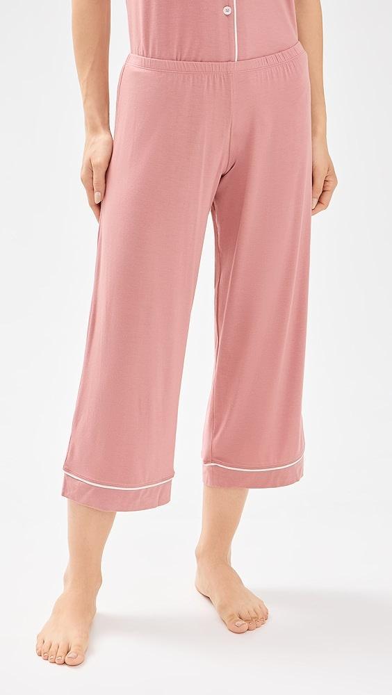 Eberjey Gisele - The Tencel Modal Crop PJ Set | Shopbop Product Image