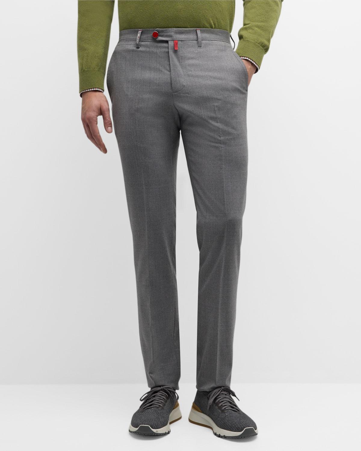 Men's Twill Regular Fit Pants Product Image