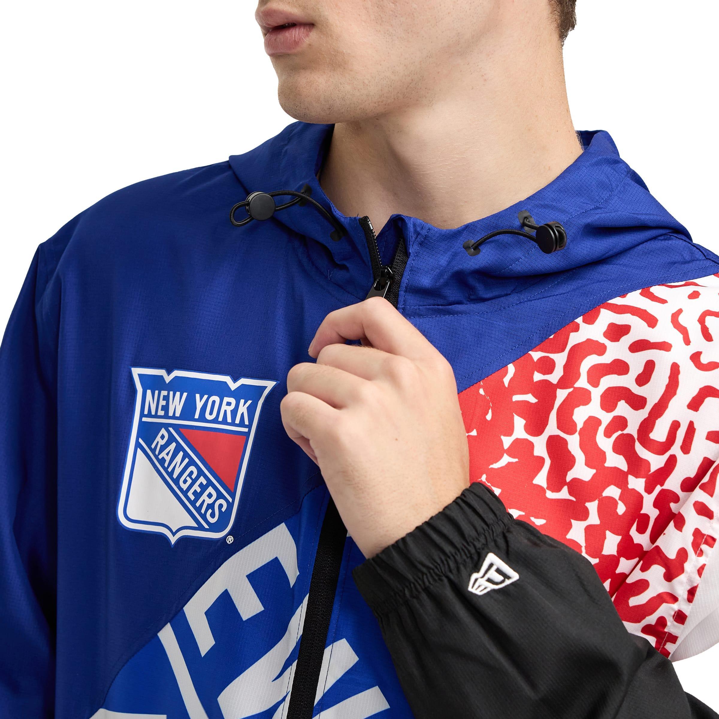 New York Rangers Sport Classics Color Block Windbreaker Male Product Image