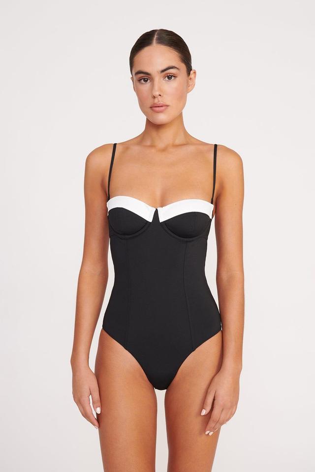 MAEVE ONE PIECE | BLACK WHITE Product Image