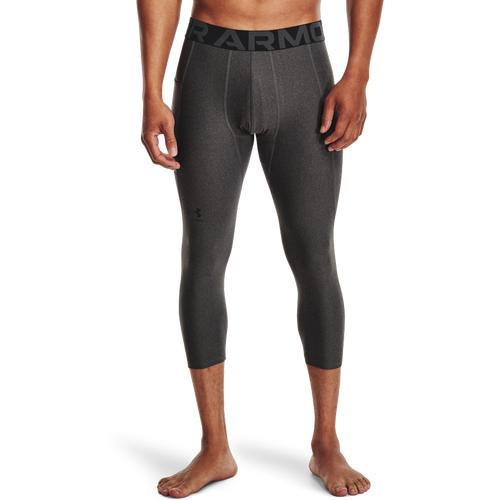 Under Armour Mens Under Armour HG Armour 2.0 3/4 Compression Tights - Mens Black/Carbon Heather Product Image