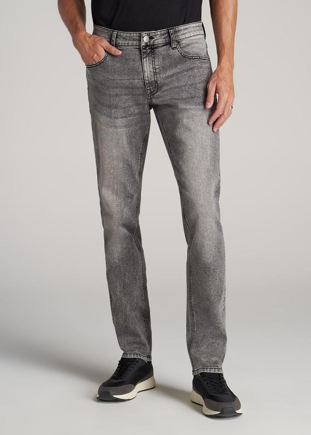 Carman TAPERED Jeans for Tall Men in Washed Faded Black Male Product Image