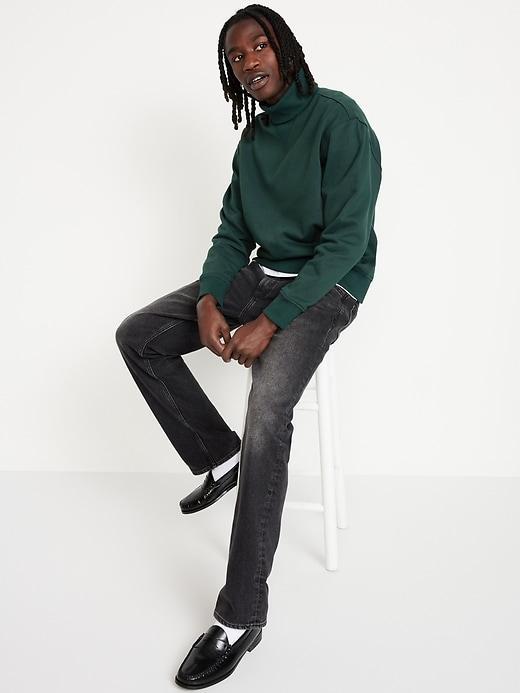 Fleece Turtleneck Sweatshirt Product Image