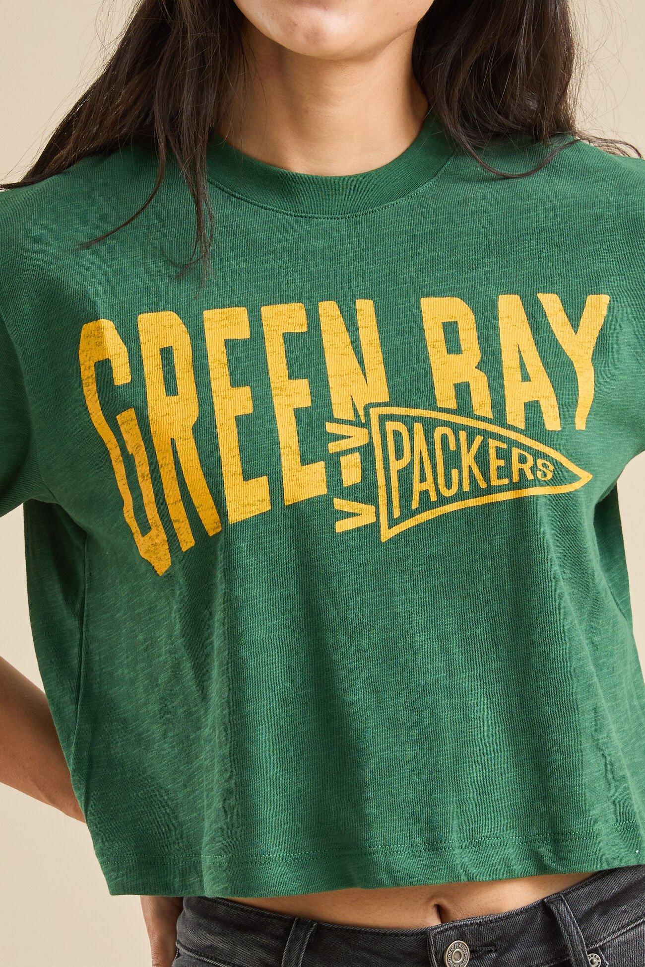 Green Bay Packers Cropped Tee Product Image