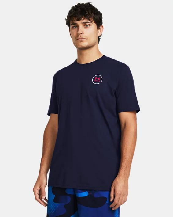 Under Armour® Men's S/S Navy Freedom Bass T-Shirt Product Image