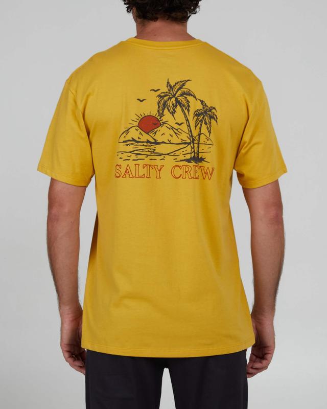 UNWIND PREMIUM S/S TEE - Mustard Product Image