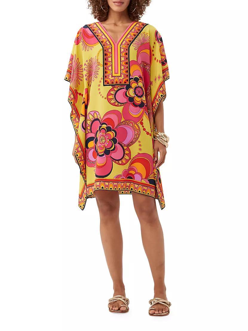 Theodora Silk Tunic Dress Product Image