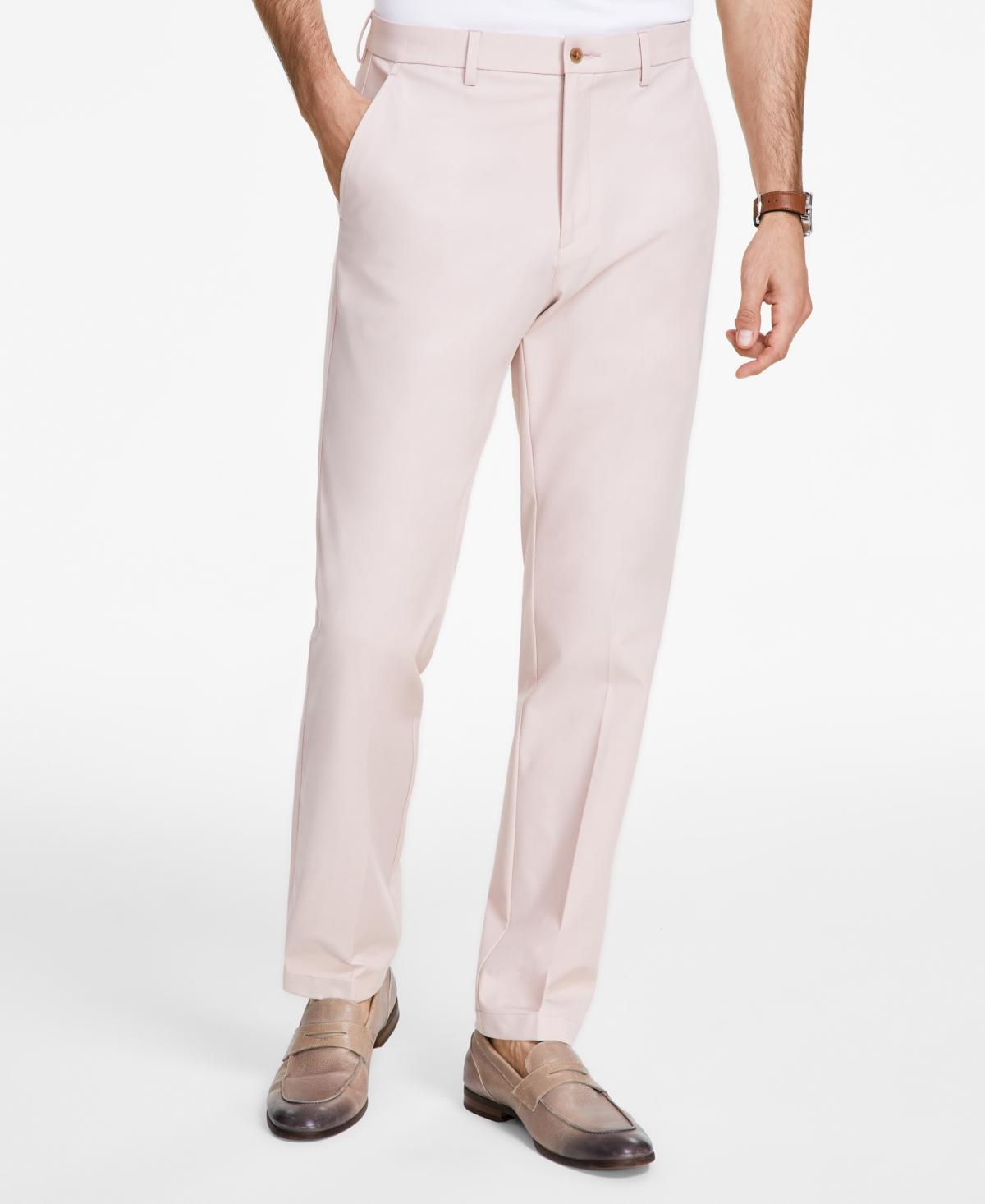 Michael Kors Mens Classic Fit Cotton Stretch Performance Pants Product Image