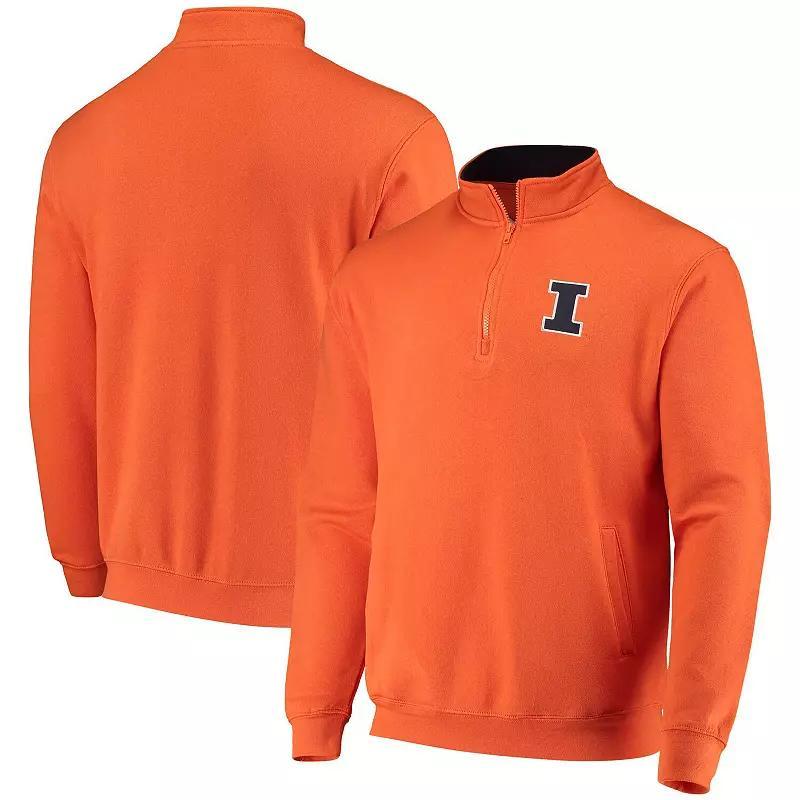 Mens Orange Illinois Fighting Illini Tortugas Logo Quarter-Zip Jacket Product Image