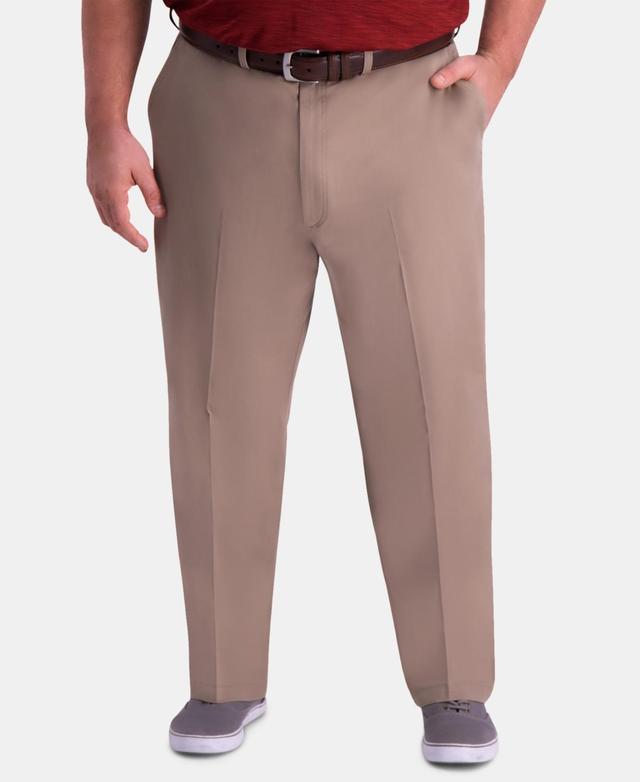 Haggar Mens Big & Tall Classic-Fit Khaki Pants Product Image