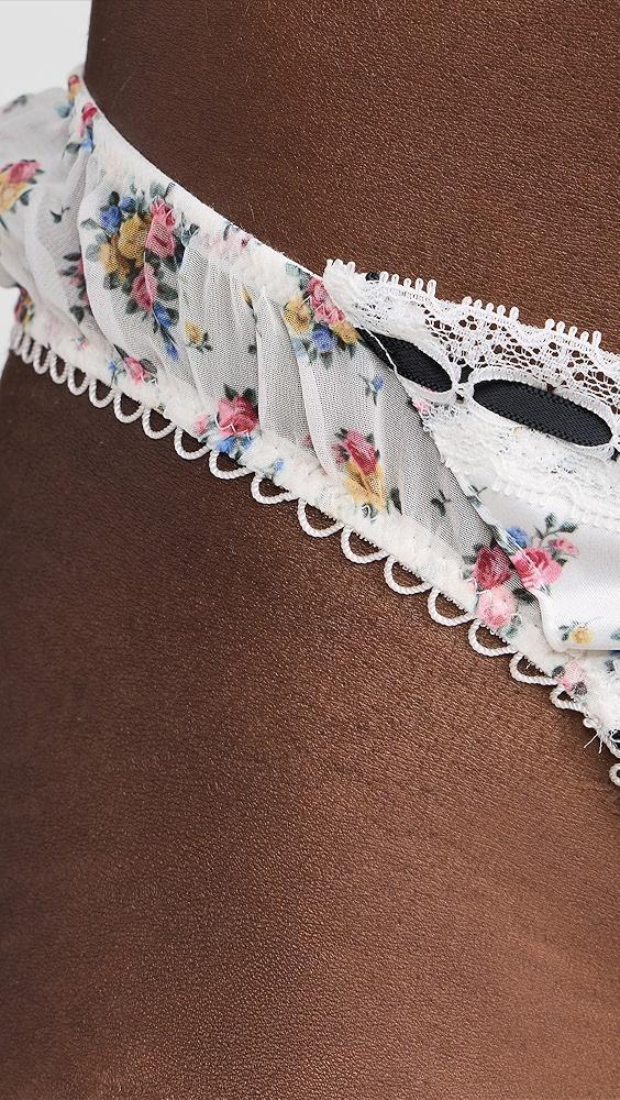 For Love & Lemons Samantha Thong Panties | Shopbop Product Image