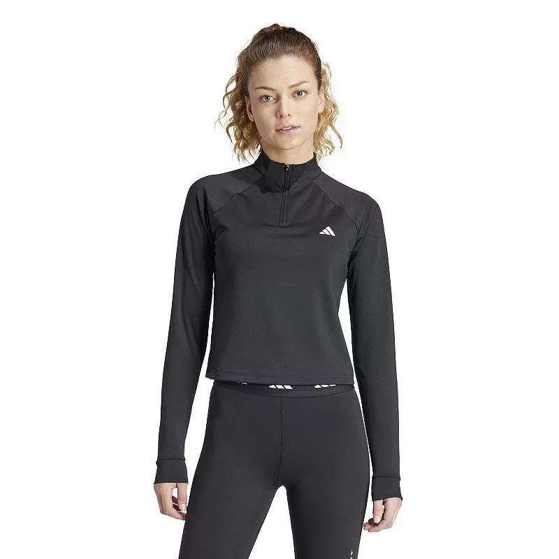 Womens adidas Essentials 1/4-Zip Training Sweatshirt product image