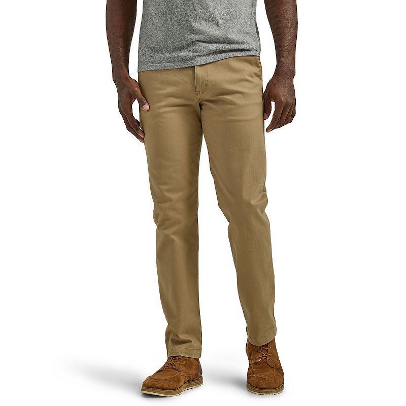 Mens Lee Extreme-Motion MVP Slim-Fit Straight-Leg Pants Beige Product Image