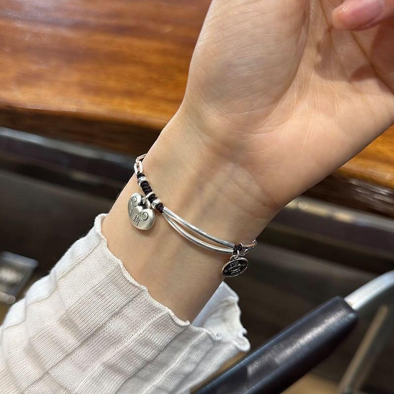 Lock Pendant Alloy Bracelet Product Image