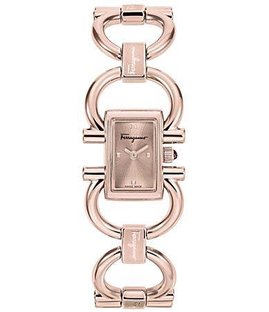 FERRAGAMO Double Gancio Mini Bracelet Watch, 13.5mm x 20.5mm Product Image