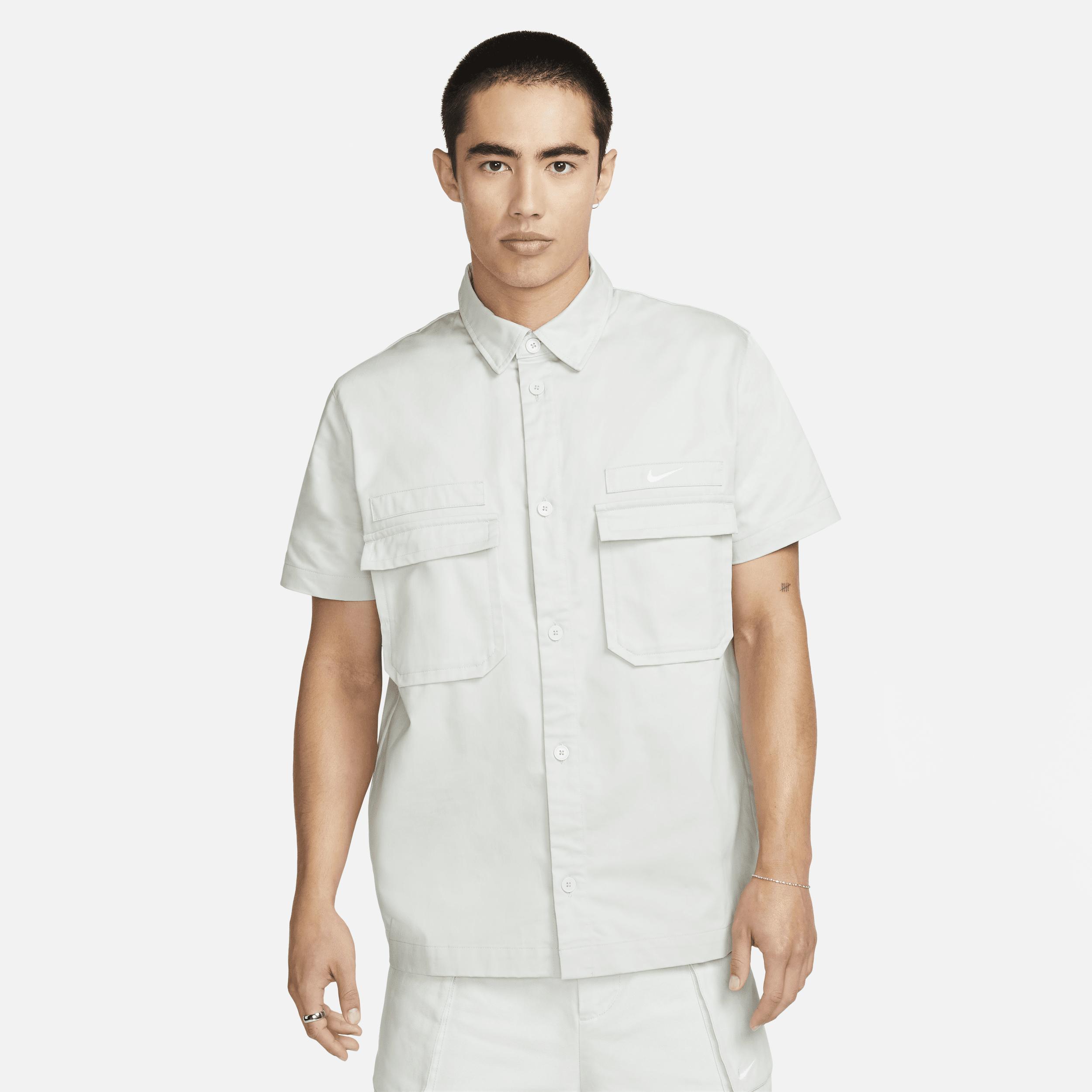 Nike Woven Military Short-Sleeve Button-Down Shirt Product Image