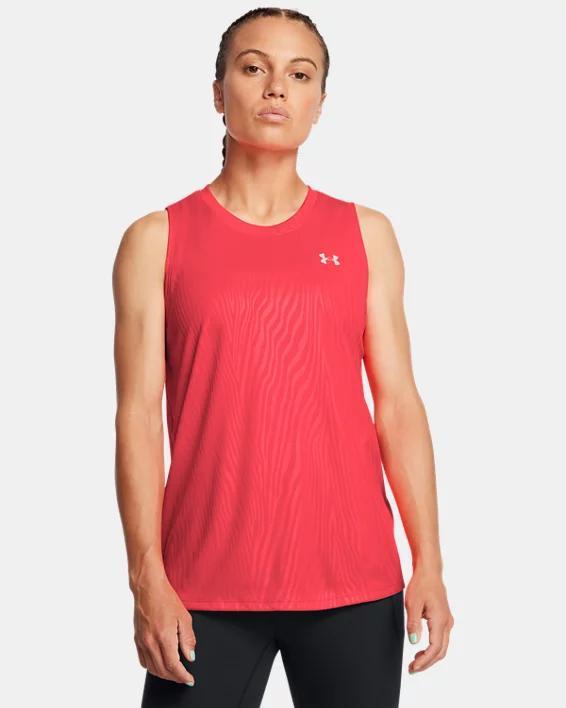 Womens UA Tech Emboss Tank Product Image