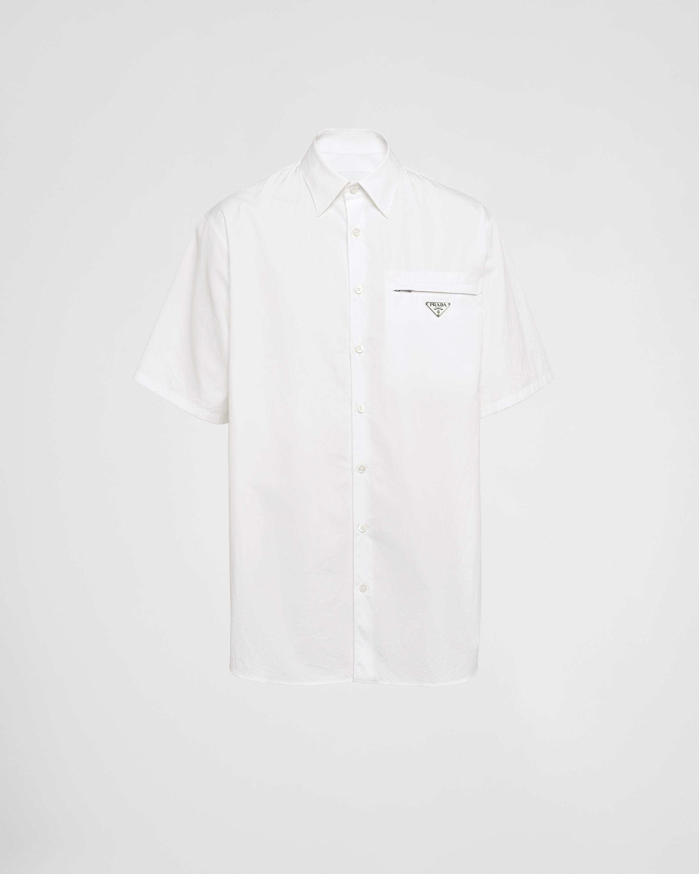 Short-sleeved cotton shirt Product Image