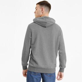 PUMA Classics Mens' Logo Hoodie in Medium Grey Heather Product Image