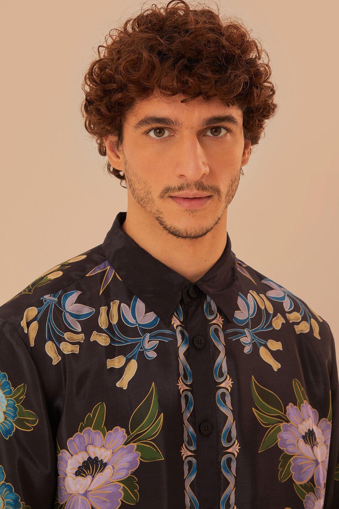 Black Winter Garden Shirt Product Image