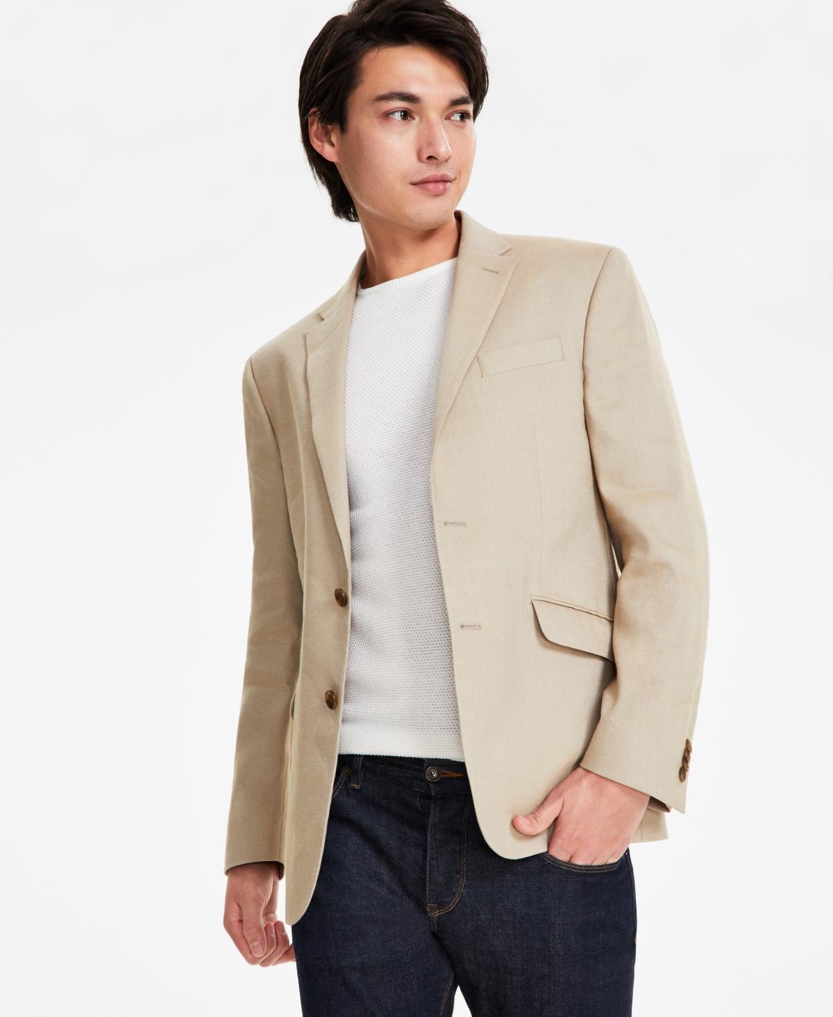 Kenneth Cole Reaction Mens Slim-Fit Linen Sport Coat Product Image