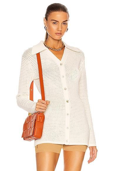 Nanushka Evelyn Sweater in Cream Product Image