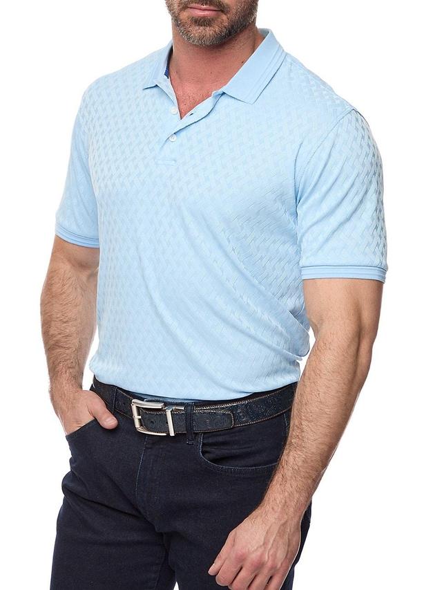 Mens Elias Knit Polo Shirt Product Image