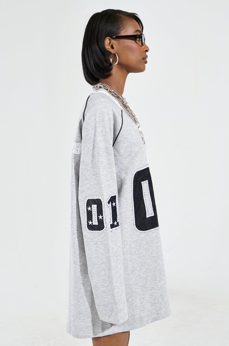 CATCH ME COURTSIDE SWEATSHIRT DRESS Product Image