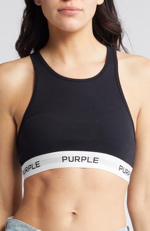 PURPLE BRAND Ribbed Bralette Product Image