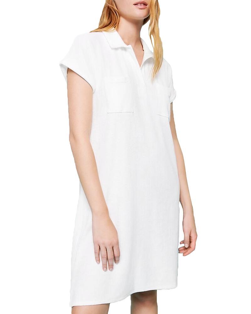 Womens Terry Coverup Polo Dress Product Image