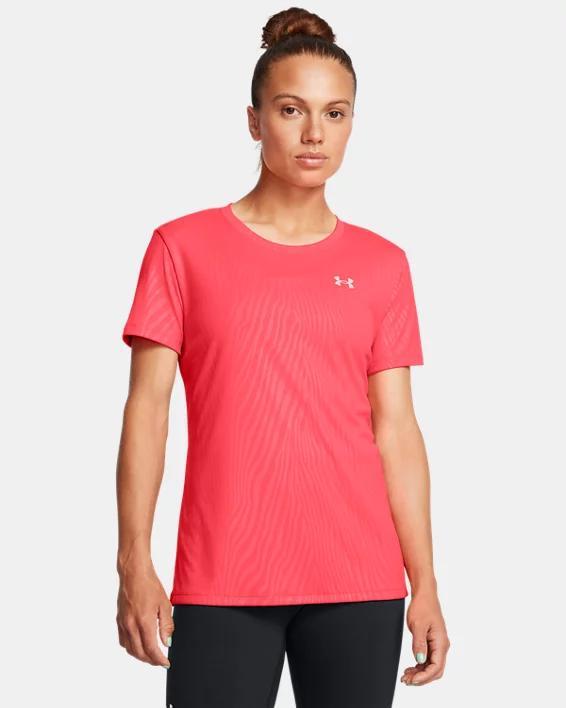 Women's UA Tech™ Emboss Short Sleeve Product Image