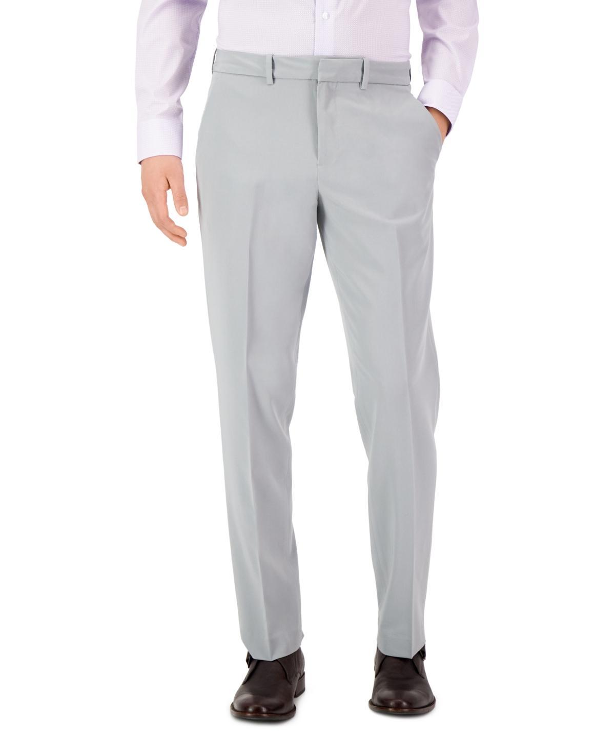 Perry Ellis Portfolio Mens Modern-Fit Stretch Solid Resolution Pants Product Image