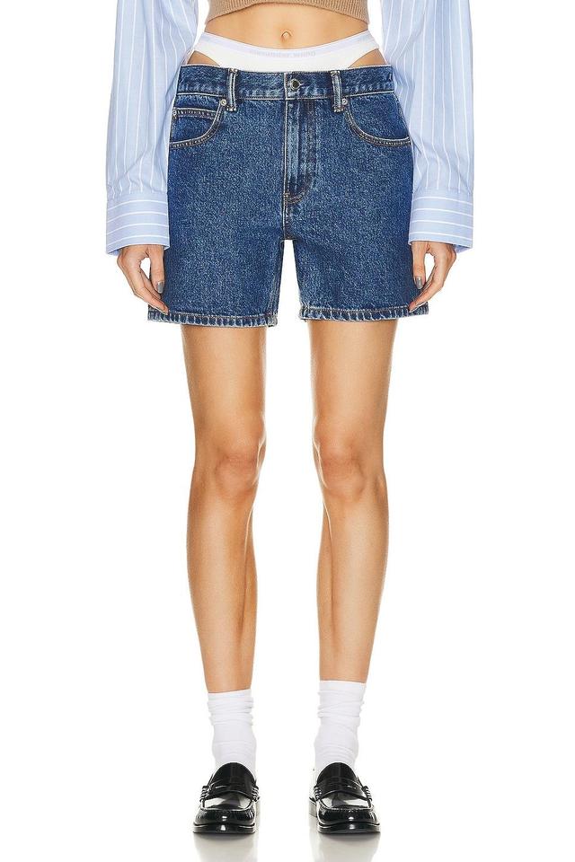 Alexander Wang Loose Short in Blue Product Image