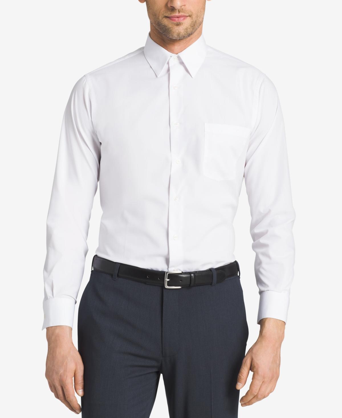 Mens Van Heusen Poplin Short Sleeve Dress Shirt Product Image