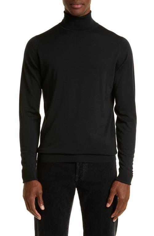 John Smedley Richard Turtleneck Merino Wool Sweater Product Image