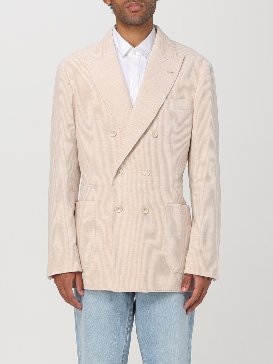 BRUNELLO CUCINELLI Blazer  Men Color Beige Product Image