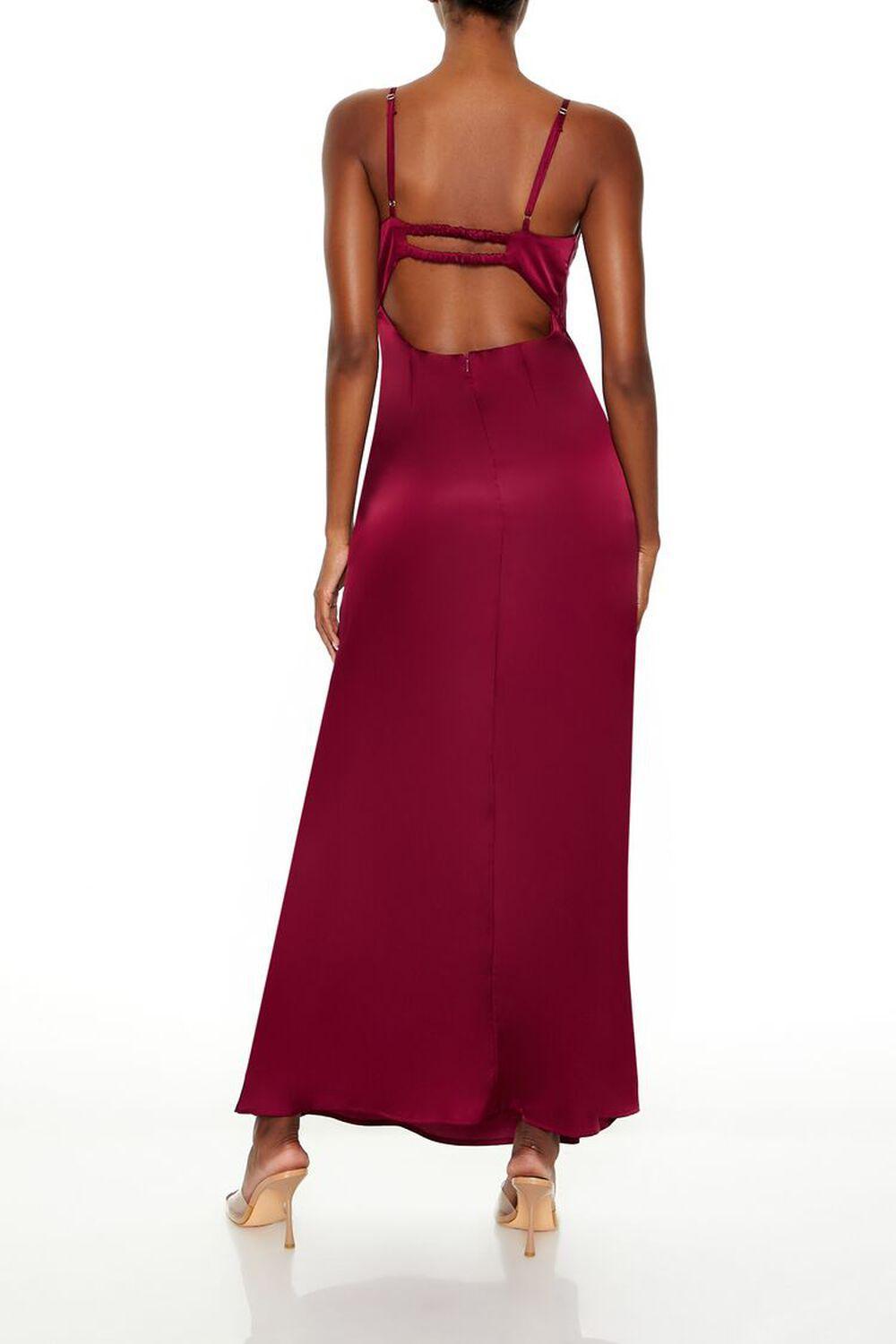 Satin Sweetheart Maxi Slip Dress | Forever 21 Product Image