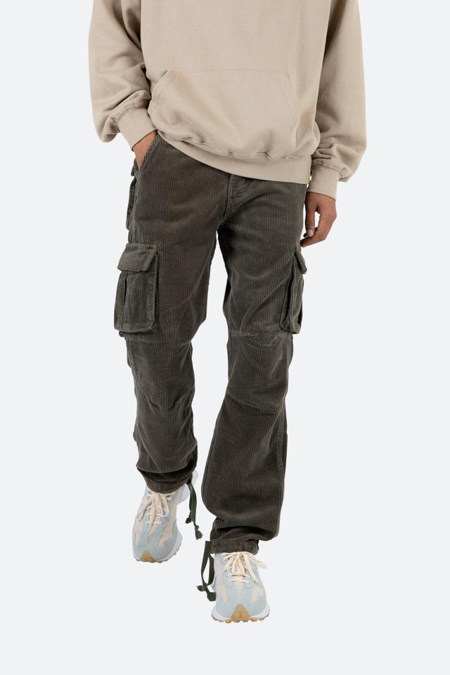 Vintage Corduroy Cargo Pants - Olive Product Image