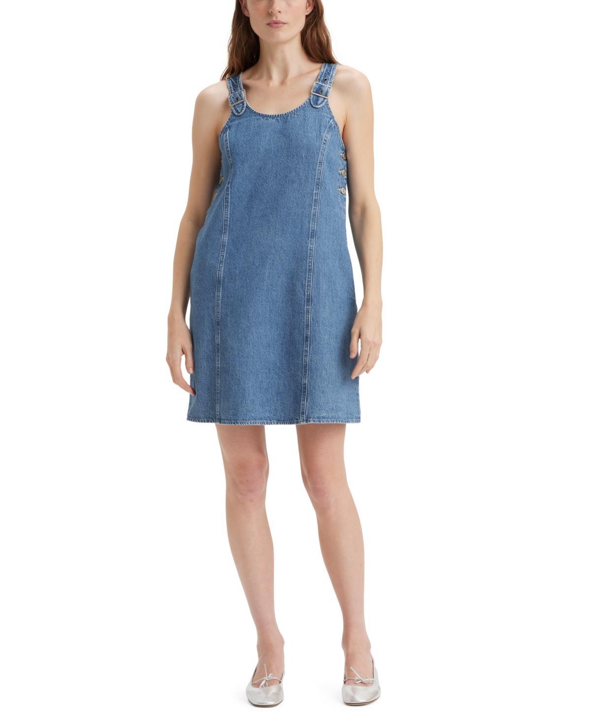 Levis Womens Alyssa Denim Jumper Dress Product Image