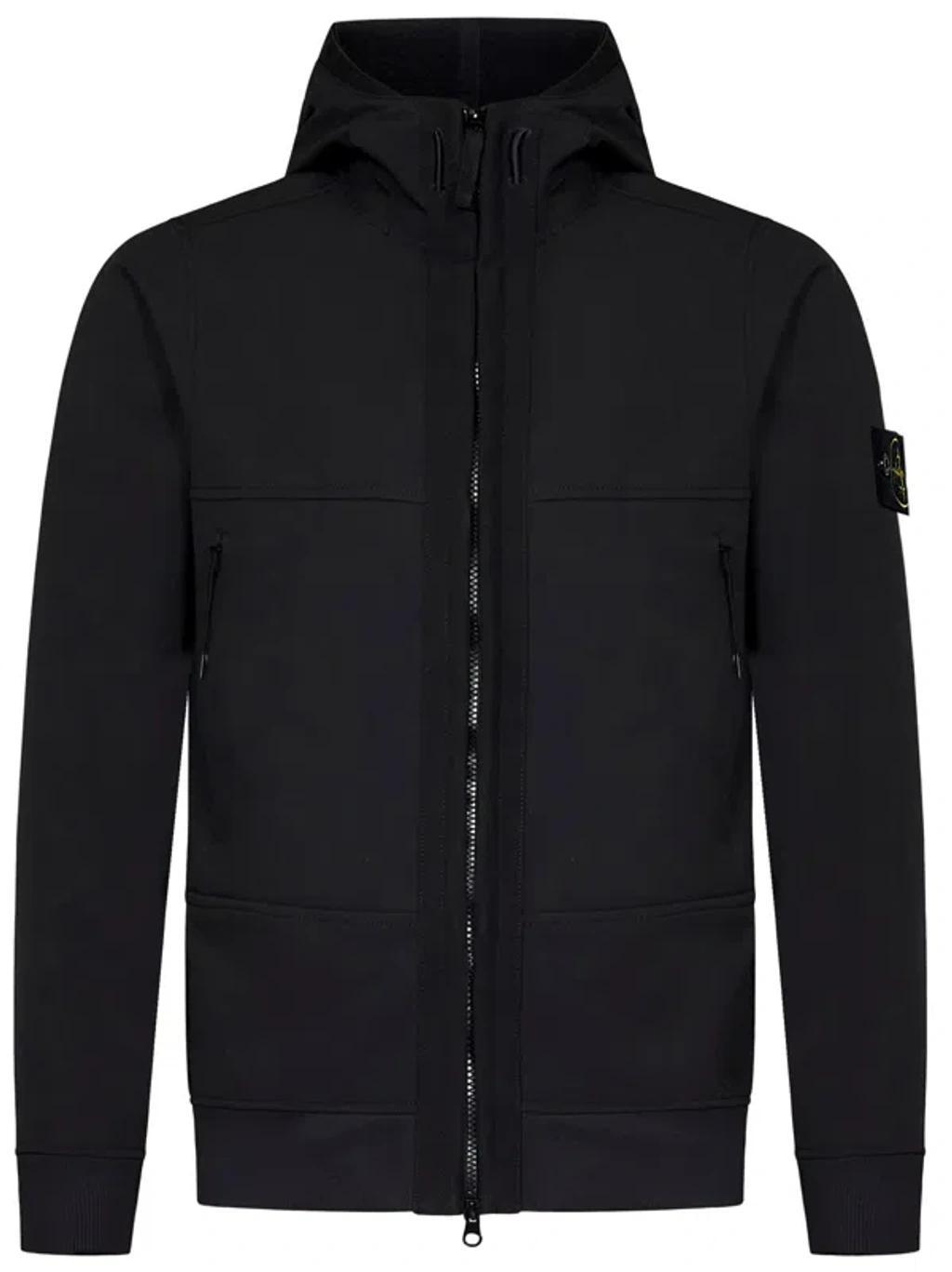 STONE ISLAND Jacket In Black Product Image