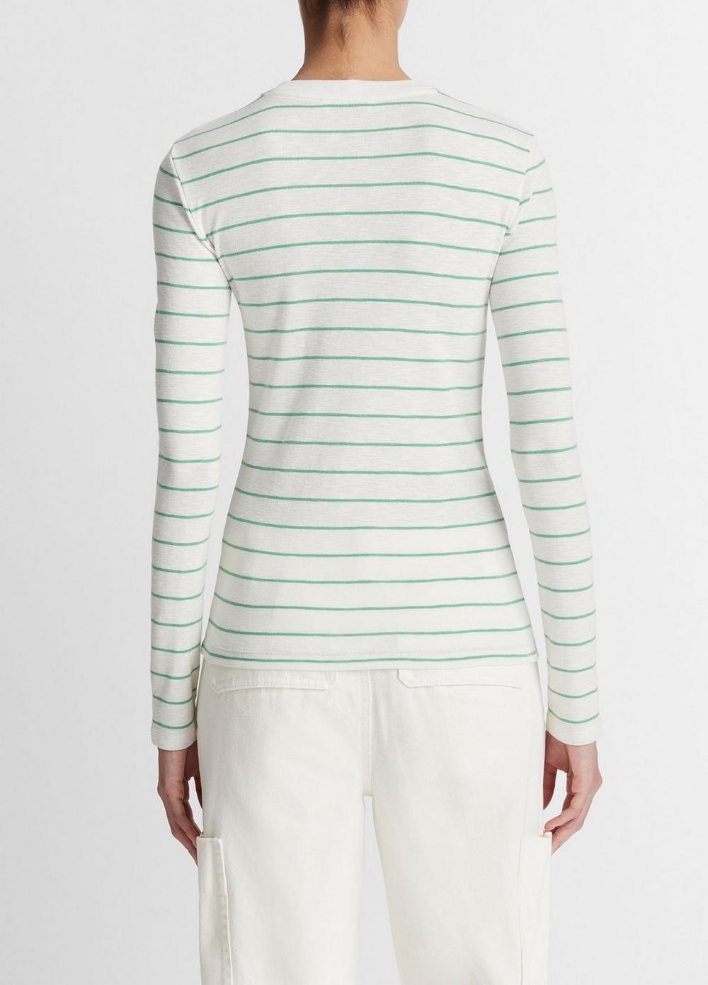 Striped Long-Sleeve T-Shirt Product Image