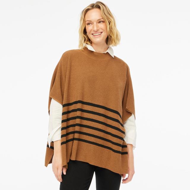 Striped poncho Product Image