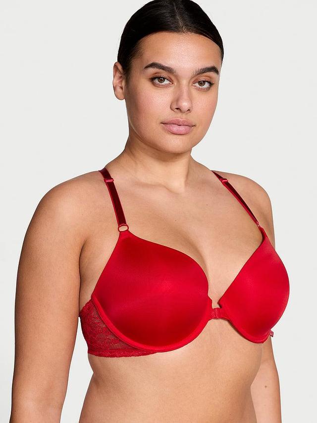 Sexy Tee Smooth Lightly Lined Front-Close Demi Bra Product Image