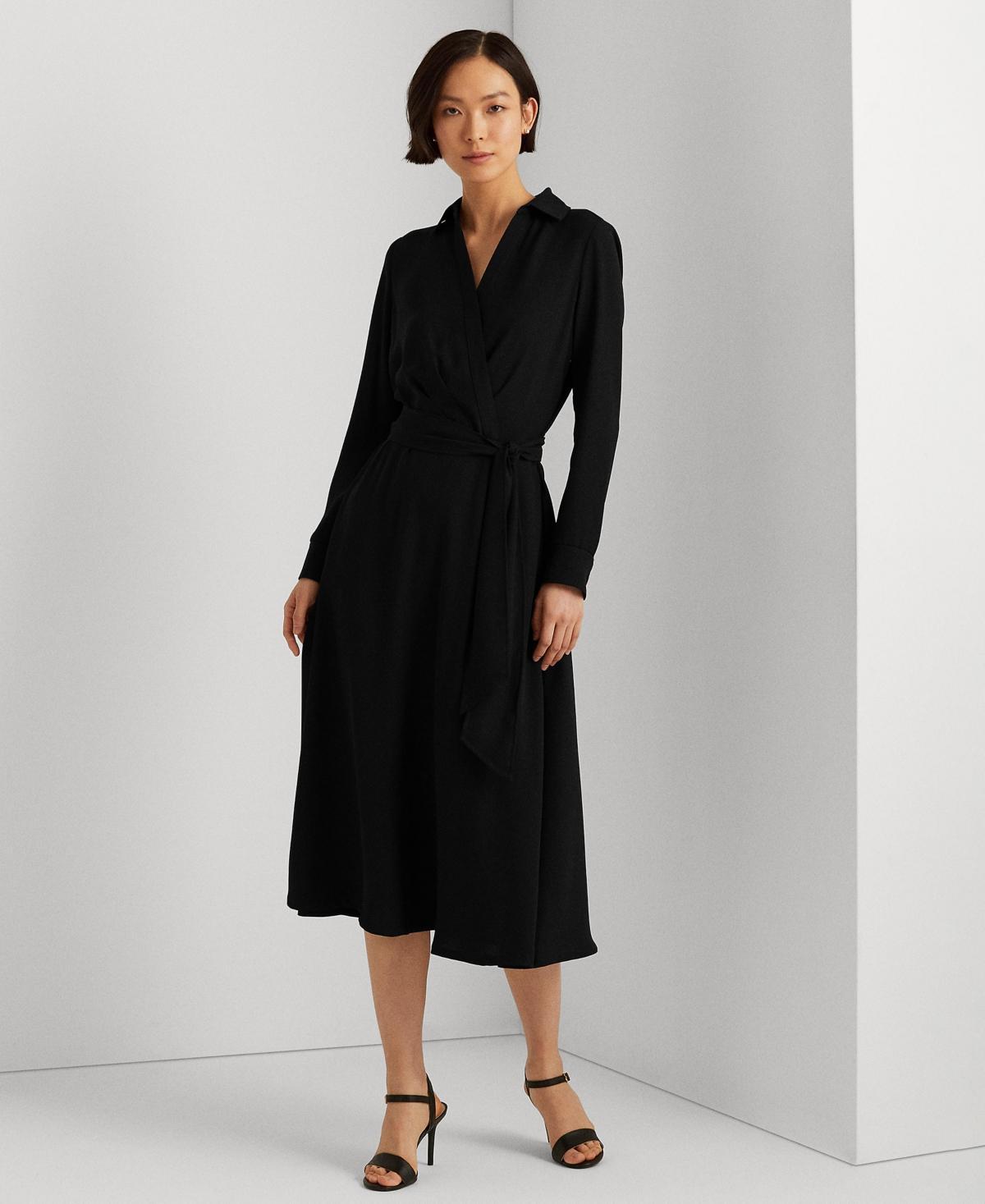 Lauren Ralph Lauren Long Sleeve Day Dress Women's Clothing Product Image