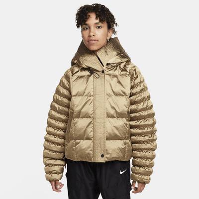 Women's Nike Sportswear Swoosh Puffer Shine PrimaLoftÂ® Therma-FIT Oversized Hooded Jacket Product Image