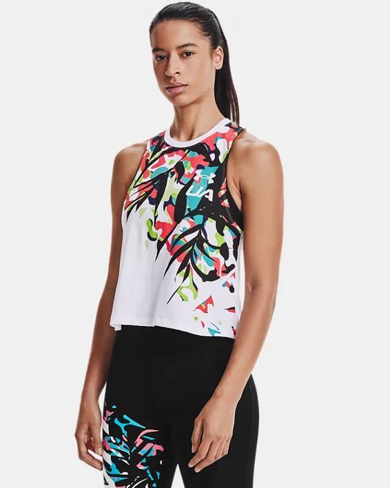 Women's UA Run Floral Tank Product Image