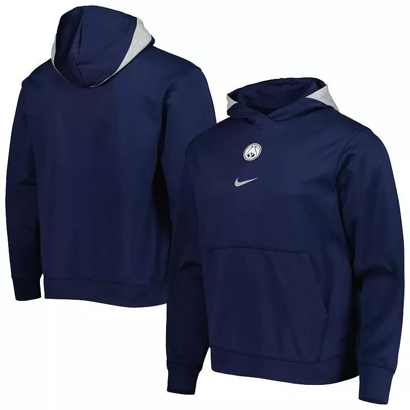 Mens Nike BYU Cougars Spotlight Performance Pullover Hoodie Blue Product Image