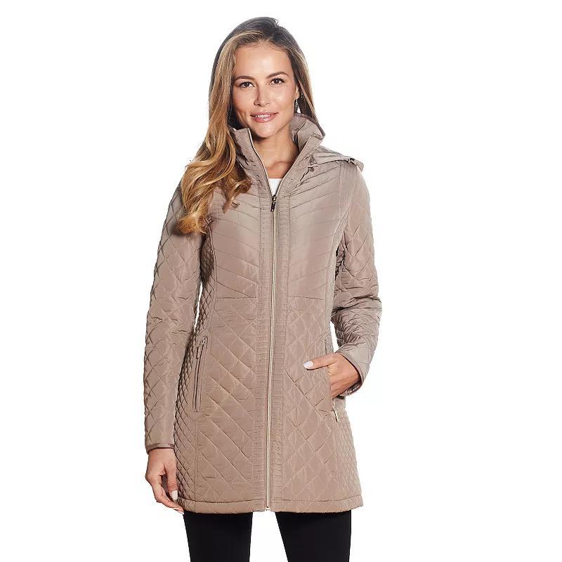 Gallery Quilted Jacket with Removable Hood Product Image